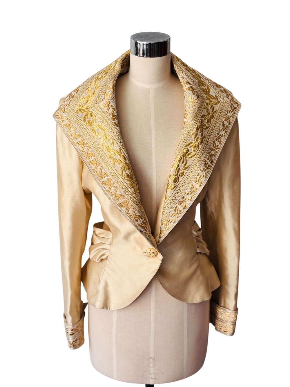 Vintage Paul-Louis Orrier Paris 100% silk dress & Jacket set - FLAWED